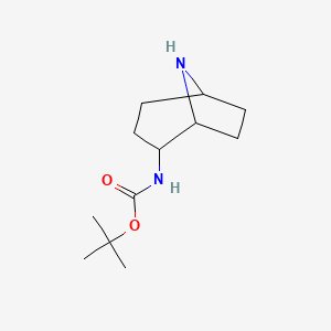 molecular formula C12H22N2O2 B3324638 2-(Boc-amino)-8-azabicyclo[3.2.1]octane CAS No. 1932172-47-8