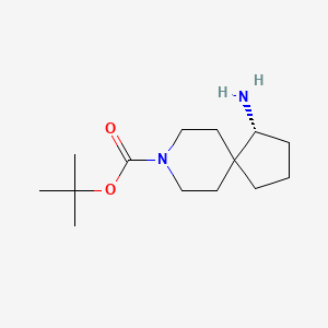 tert-Butyl (R)-1-amino-8-azaspiro[4.5]decane-8-carboxylate