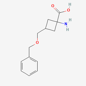 1-Amino-3-[(benzyloxy)methyl]cyclobutane-1-carboxylic acid