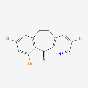 3,10-Dibromo-8-chloro-5,6-dihydro-11H-benzo[5,6]cyclohepta[1,2-b]pyridin-11-one
