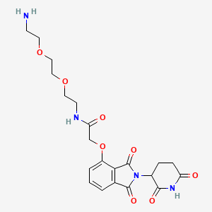 molecular formula C21H26N4O8 B3324747 E3 Ligand-Linker Conjugate 8 