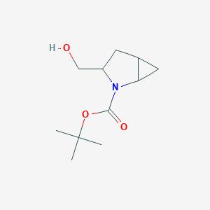 molecular formula C11H19NO3 B3324807 Tert-butyl 3-(hydroxymethyl)-2-azabicyclo[3.1.0]hexane-2-carboxylate CAS No. 197142-50-0