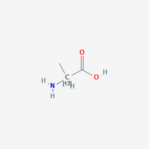 molecular formula C3H7NO2 B3324956 DL-Alanine-2-13C CAS No. 201489-22-7