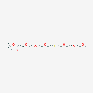 molecular formula C20H40O8S B3325112 m-PEG3-S-PEG3-Boc CAS No. 2055040-96-3