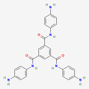 molecular formula C27H24N6O3 B3325137 N1,N3,N5-Tris(4-aminophenyl)benzene-1,3,5-tricarboxamide CAS No. 205653-12-9