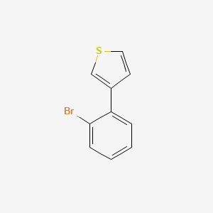 molecular formula C10H7BrS B3325142 3-(2-Bromophenyl)thiophene CAS No. 20608-83-7