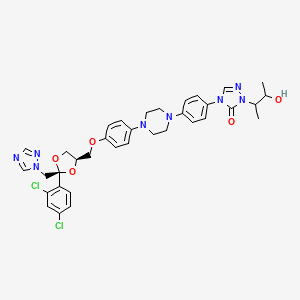 molecular formula C35H38Cl2N8O5 B3325177 Hydroxyitraconazole CAS No. 207970-87-4