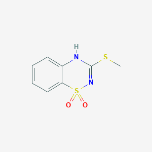3-(Methylthio)-4H-benzo[e][1,2,4]thiadiazine 1,1-dioxide