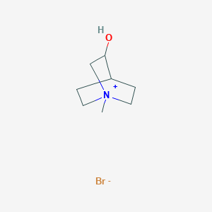 molecular formula C8H16BrNO B3325292 3-Hydroxy-1-methylquinuclidin-1-ium bromide CAS No. 2096336-00-2