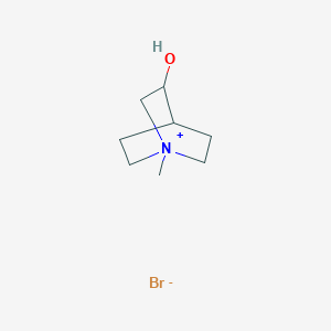 1-Methyl-1-azoniabicyclo[2.2.2]octan-3-ol;bromide