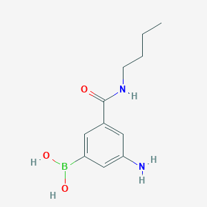 3-Amino-5-(butylcarbamoyl)phenylboronic acid