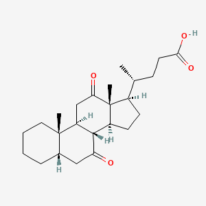 molecular formula C24H36O4 B3325370 7,12-Dioxo-5beta-cholan-24-oic Acid CAS No. 21059-35-8