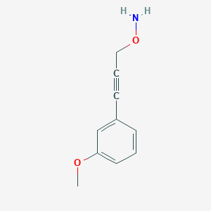 O-(3-(3-methoxyphenyl)-2-propynyl)hydroxylamine