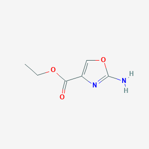 molecular formula C6H8N2O3 B033254 Ethyl 2-aminooxazole-4-carboxylate CAS No. 177760-52-0