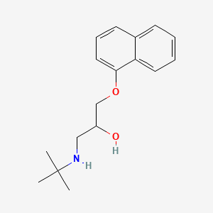 molecular formula C17H23NO2 B3325400 1-(1-Naphthyloxy)-3-(tert-butylamino)-2-propanol CAS No. 2116-22-5