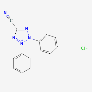 molecular formula C14H10ClN5 B3325406 5-Cyano-2,3-diphenyl-2H-tetrazolium chloride CAS No. 2118-44-7