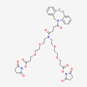 molecular formula C41H46N4O14 B3325434 N-DBCO-N-bis(PEG2-NHS ester) CAS No. 2128735-29-3