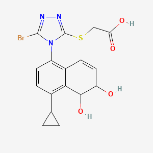 molecular formula C17H16BrN3O4S B3325442 Unii-KS8G8KZ1NF CAS No. 2129551-55-7