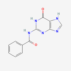 molecular formula C12H9N5O2 B3325451 N-(6-oxo-3,7-dihydropurin-2-yl)benzamide CAS No. 21323-87-5