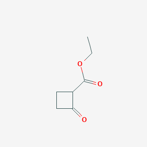 molecular formula C7H10O3 B3325465 ethyl 2-oxocyclobutane-1-carboxylate CAS No. 213478-56-9