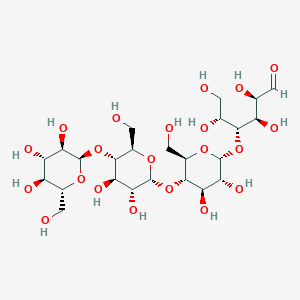 molecular formula C₂₄H₄₂O₂₁ B033255 麦芽四糖 CAS No. 34612-38-9