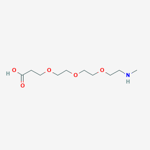 molecular formula C10H21NO5 B3325515 Methylamino-PEG3-acid CAS No. 2148295-95-6