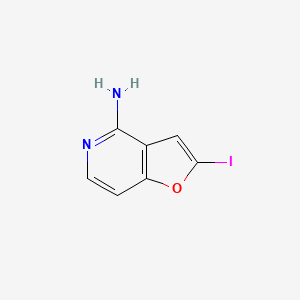 molecular formula C7H5IN2O B3325535 2-Iodofuro[3,2-c]pyridin-4-amine CAS No. 215454-28-7
