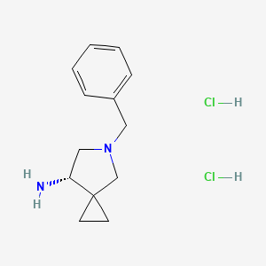 molecular formula C13H20Cl2N2 B3325541 (S)-5-苄基-5-氮杂螺[2.4]庚烷-7-胺二盐酸盐 CAS No. 2155805-89-1