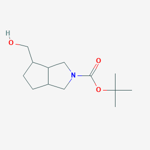 tert-Butyl 4-(hydroxymethyl)hexahydrocyclopenta[c]pyrrole-2(1H)-carboxylate