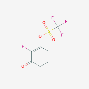 2-Fluoro-3-oxocyclohex-1-en-1-yl trifluoromethanesulfonate