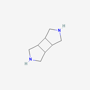 molecular formula C8H14N2 B3325625 4,9-diazatricyclo[5.3.0.02,6]decane CAS No. 2167778-51-8