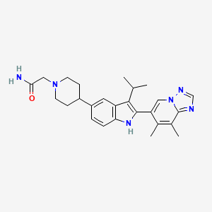molecular formula C26H32N6O B3325647 Afimetoran CAS No. 2171019-55-7