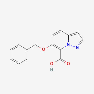 6-(Benzyloxy)pyrazolo[1,5-a]pyridine-7-carboxylic acid