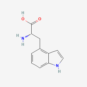 molecular formula C11H12N2O2 B3325745 (2S)-2-amino-3-(1H-indol-4-yl)propanoic Acid CAS No. 220499-20-7