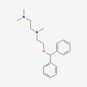 molecular formula C20H28N2O B3325787 N-[2-(Diphenylmethoxy)ethyl]-N,N',N'-trimethyl-ethylenediamine Dimaleate CAS No. 2212-35-3