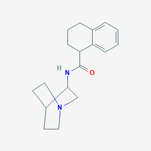 molecular formula C18H24N2O B3325811 N-(Quinuclidin-3-yl)-1,2,3,4-tetrahydronaphthalene-1-carboxamide CAS No. 2216755-75-6