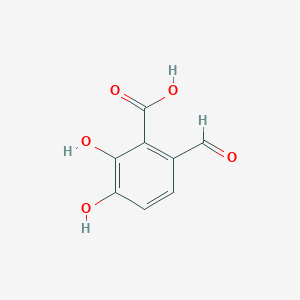 molecular formula C8H6O5 B3325824 6-Formyl-2,3-dihydroxybenzoic acid CAS No. 22231-81-8