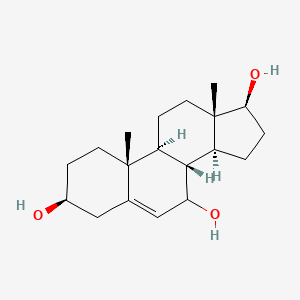 molecular formula C19H30O3 B3325838 5-Androsten-3beta-,7alpha,17beta-triol CAS No. 2226-66-6
