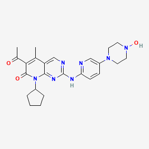 molecular formula C24H29N7O3 B3325857 N-Hydroxy Palbociclib CAS No. 2231085-26-8