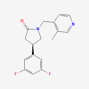 molecular formula C17H16F2N2O B3325893 Sdm-8 CAS No. 2242777-37-1