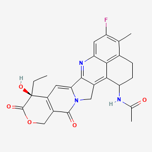 molecular formula C26H24FN3O5 B3326041 Exatecan intermediate 9 
