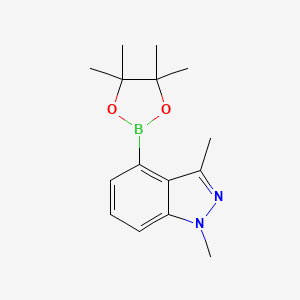 1,3-Dimethyl-4-(4,4,5,5-tetramethyl-1,3,2-dioxaborolan-2-yl)-1H-indazole