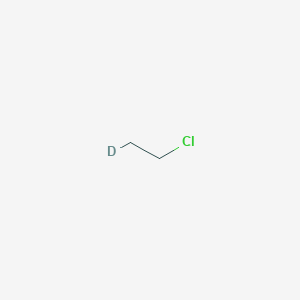 molecular formula C2H5Cl B3326100 Chloroethane-2-D1 CAS No. 23072-56-2