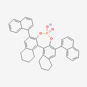 (11bR)-4-Hydroxy-2,6-di(naphthalen-1-yl)-8,9,10,11,12,13,14,15-octahydrodinaphtho[2,1-d:1',2'-f][1,3,2]dioxaphosphepine 4-oxide
