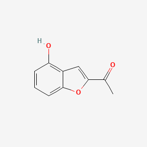 molecular formula C10H8O3 B3326152 1-(4-Hydroxybenzofuran-2-yl)ethanone CAS No. 23295-57-0