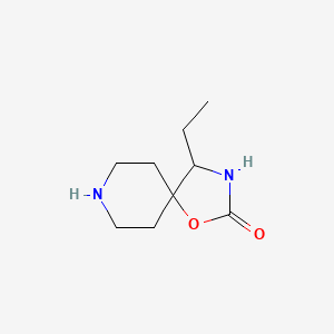 4-Ethyl-1-oxa-3,8-diaza-spiro[4.5]decan-2-one