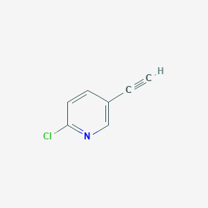 molecular formula C7H4ClN B033263 2-Chloro-5-ethynylpyridine CAS No. 263012-63-1