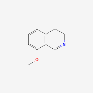 molecular formula C10H11NO B3326304 8-Methoxy-3,4-dihydroisoquinoline CAS No. 24693-44-5
