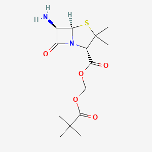 molecular formula C14H22N2O5S B3326368 Pivaloyloxymethyl 6-aminopenicilanate CAS No. 25031-08-7