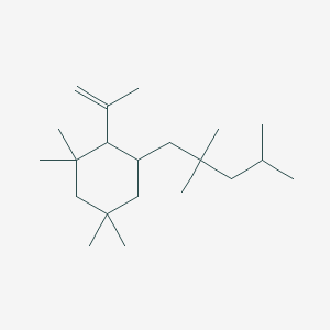 1,1,5,5-Tetramethyl-2-(prop-1-en-2-yl)-3-(2,2,4-trimethylpentyl)cyclohexane